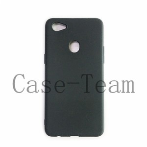 <span class=keywords><strong>เคส</strong></span>โทรศัพท์มือถือซิลิโคนเนื้อนิ่มสีดำขุ่นสำหรับ <span class=keywords><strong>F7</strong></span> <span class=keywords><strong>OPPO</strong></span> มีรูใส่นิ้วสีดำ - Product Image 1