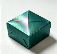 Poudre de pigment de revêtement à effet spécial GUANZUN pour l'impression d'emballages de luxe, vert holographique aluminium