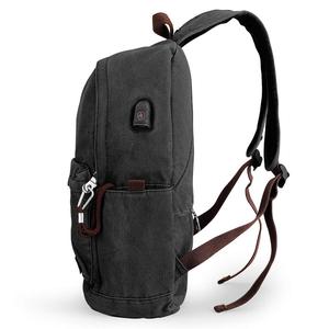 Muestra gratis de la lona mochila de viaje ligero Paquete De día estudiante mochila <span class=keywords><strong>para</strong></span> portátil - Product Image 5