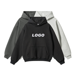 Bán Buôn Heavyweight Stringless Hoodie Biểu Tượng Tùy Chỉnh Quá Khổ Trống Hoodie Chất Lượng Cao Của Nam Giới Hoodies - Product Image 1