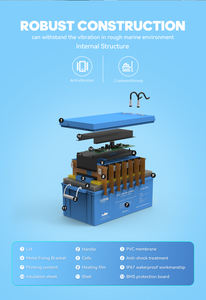 U vendita calda 12V 100Ah batteria marina 12.8V 100Ah ciclo profondo <span class=keywords><strong>LiFePO4</strong></span> batteria compatibile con Inverter Victron - Product Image 6