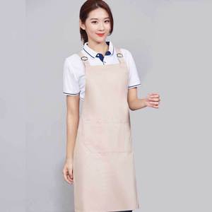 Nylon Double-Shoulder Strap Waterproof <b>Apron</b> One Size For Restaurant Bar Use - Product Image 1