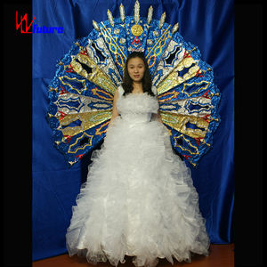 Costumi da ballo LED luminosi con grande telaio posteriore ricaricabile, abbigliamento luminoso per ballerini professionisti - Product Image 4