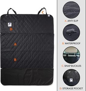 Oxford wasserdichte staub dichte Boden matte für SUV Auto Haustier Hund Kofferraum Cargo Liner Rücksitz bezug für Haustiere Katzen & Hunde - Product Image 3