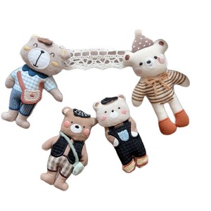 เข็มกลัดตุ๊กตาหมี กบ เพนกวิน น่ารัก ผ้าใหม่ สำหรับตกแต่งเสื้อผ้า ทำเองได้ พร้อมใยฝ้าย PP ขายส่ง - Product Image 5