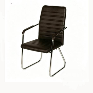High Density Sponge Mesh Back Office <b>Chair</b> Ergonomic Visitor Seating For Conference Room - Product Image 1