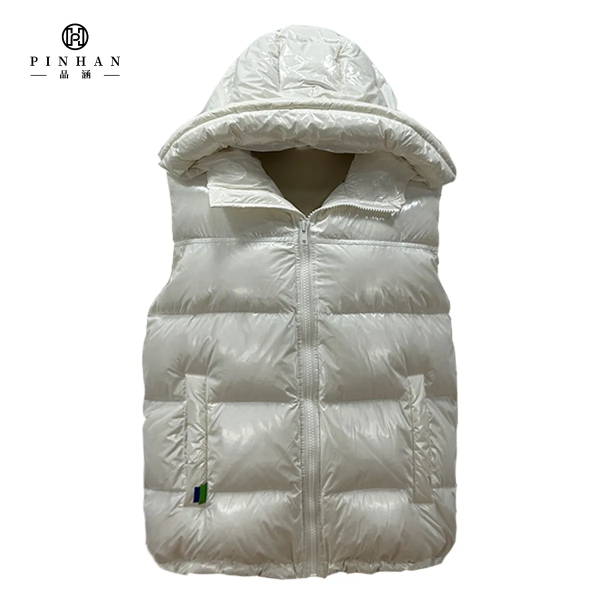 Horizontal Quilting Western roupa mujer OEM Fábrica Lady Puffer Jacket Logotipo Personalizado Roupas Femininas Coletes Femininos Coletes & Coletes