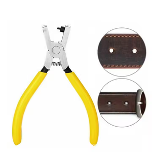 Aiguilles de feutrage en acier professionnelles <span class=keywords><strong>Mini</strong></span> bracelet de montre pince de poinçonnage bricolage cuir perforé sangle boucle artisanat outils métrique - Product Image 4
