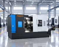 Tour CNC horizontal à broche unique Handemo BT50 de haute précision, modèle TCK3100SY, machine 3 axes de moyenne capacité à haute précision