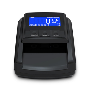Détecteur de billets de banque automatique portable mini en plastique, testé par la BCE, pour <span class=keywords><strong>EUR</strong></span>, USD, GBP, <span class=keywords><strong>CHF</strong></span>, TRL, avec détection magnétique/métallique/infrarouge - Product Image 2