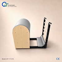 Baril d'escalade Pilates incurvé antidérapant en bois, surface ergonomique en arc pour un étirement sûr de la colonne vertébrale et un entraînement de renforcement du tronc