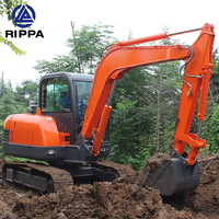 Excavatrice sur chenilles en caoutchouc Rippa R360, livraison gratuite, approuvée par l'EPA, excavatrice approuvée, Bager