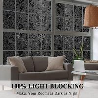 Film de fenêtre en PVC statique foncé, autocollant décoratif opaque sans colle pour vitres intérieures