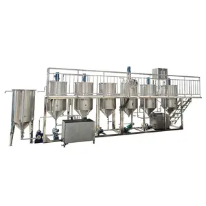 Gebruikte Bakolie Raffinage Machine Gebruikte Motor Olieraffinaderij Machine/Afval Zonnebloemolie Recycling Fabriek