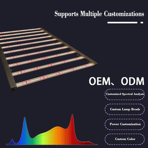 Luz LED comercial de alto rendimiento de 1000W, espectro personalizado para cultivo de plantas, Chip emisor azul y rojo para área de cultivo interior de 5X5 - Product Image 2