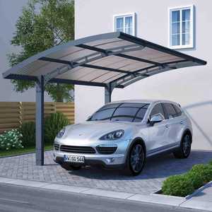Abri de stationnement de <span class=keywords><strong>voiture</strong></span> moderne simple et imperméable en métal pour l'extérieur avec pare-soleil voûté et protection UV - Product Image 5
