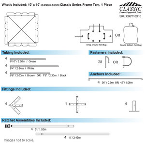 Celina — <span class=keywords><strong>tente</strong></span> <span class=keywords><strong>de</strong></span> chapiteau 10x10 pieds, gazébo pour <span class=keywords><strong>mariage</strong></span>, événement en plein air, en location - Product Image 6