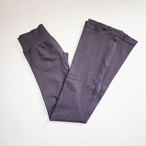 5482 <span class=keywords><strong>Leggings</strong></span> de yoga évasés pour femme, doux, taille haute, effet ventre plat, coupe <span class=keywords><strong>bootcut</strong></span>, sans couture, pour l'entraînement - Product Image 5