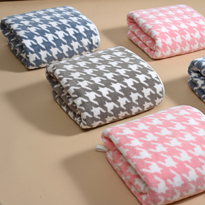 Serviette de bain en microfibre imprimé et personnalisé, tissu molletonné de corail, pour hôtel/sport Spa - Product Image 1