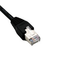 Câble d'imprimante Ethernet LAN réseau CAT5 RJ45 mâle vers femelle USB Type B avec conducteur en cuivre pur, blindage en feuille, gaine en PVC
