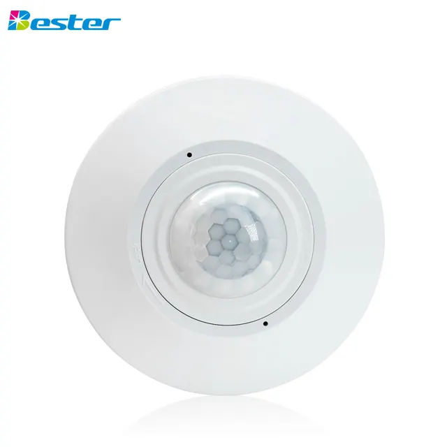 RZ036 5A 220V Permukaan Langit-langit Dipasang 360 Derajat PIR Sensor Gerak Mode Hunian