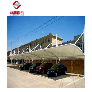 Kết cấu thép khung căng màng cấu trúc nhà để xe, tán & carports nhà kho xây dựng - Product Image 6