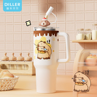 Gobelet 40Oz ODM en acier inoxydable isolé Tarvel Cup Outdoor Gym Water Bottle Leakproof Lid Flask Mug Sports Coffee Cup