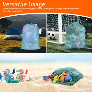 Wholesale Mesh <b>Laundry</b> <b>Bags</b> 24 X 36 Inches Heavy Duty Drawstring <b>Bag</b> - Product Image 6