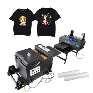 Professional & Senior 30cm A3 Roll DTF Printer With Dx5 L1390Head Equipment and Powder Shaker and PET Film for Any Fabric Tshirt