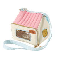 Sac de transport extérieur pour perroquets et calopsites avec fermeture éclair, cage portable et chaude pour l'automne/hiver, séparation sec-humide