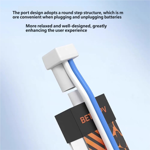 Câble d'alimentation BETAFPV BT2.0 en forme de U, 22AWG, cuivre plaqué or, 9A, borne mâle, câble de charge pour contrôleur de vol <span class=keywords><strong>F4</strong></span> 1S AIO - Product Image 2