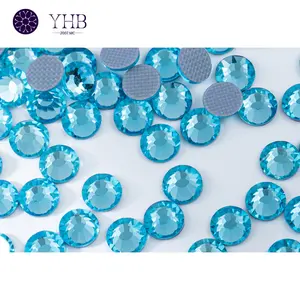 Hot Fix Embellishment Rhinestones Crystal Hotfix Garment Rhinestone Beads For Cloth Decoration
