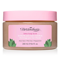 Scrub Kulit Kepala Detox Peppermint Aloe Vera Pink Clay Private Label untuk Mengontrol Minyak dan Ketombe