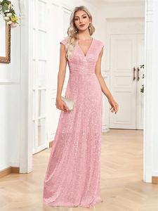 <span class=keywords><strong>Robe</strong></span> <span class=keywords><strong>de</strong></span> soirée chic à sequins longue jusqu'au sol, best-seller, robes élégantes <span class=keywords><strong>pour</strong></span> <span class=keywords><strong>la</strong></span> mère <span class=keywords><strong>de</strong></span> <span class=keywords><strong>la</strong></span> mariée <span class=keywords><strong>pour</strong></span> le mariage - Product Image 2