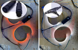 IP67防水円形メスM12コネクタ2 3 4 5 8 8 6ピンポールケーブルコネクタ - Product Image 3