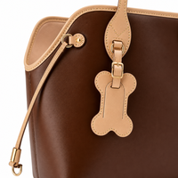 Sac de transport pour animaux de compagnie, sac à main pour petits chiens, aspect cuir, ouverture latérale, sac de voyage élégant pour chat