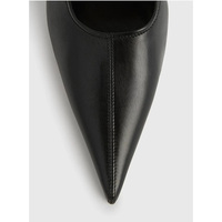 Chaussures de mariage formelles pour femmes WAnsu, en cuir véritable imprimé, à bout pointu, talons compensés hauts (5-8 cm), respirantes, à enfiler, toutes occasions