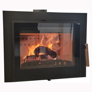 JOOCHEN Cheminée à bois moderne en acier au carbone QC-06 avec chauffage au feu véritable et caractéristiques décoratives pour le salon - Product Image 6