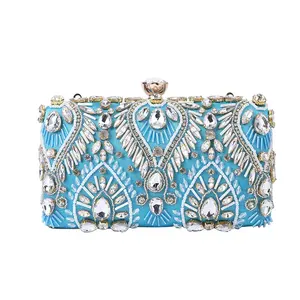 Hottest Crystal Evening Bridal Purse Clutches African American Wedding Evening Bags Party Prom Purse For Party