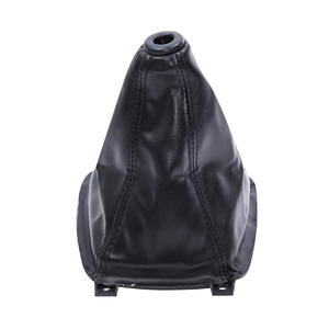 Housse anti-poussière en cuir pour levier de vitesse, noire, pour Hyundai Sonata, Protection de la transmission manuelle, accessoire d'intérieur de voiture - Product Image 2