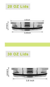 Tapa de Repuesto para Vaso <span class=keywords><strong>Yeti</strong></span> de 20 oz, Compatible con Vasos <span class=keywords><strong>Yeti</strong></span> de 30 y 32 oz, Tazas de 14 oz y Vasos con Pajita de 35 oz, Libre de BPA - Product Image 5
