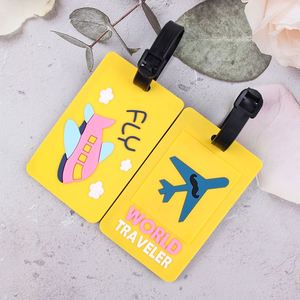 Cheap Fashionable Cartoon Pattern Printed <b>Name</b> <b>Tag</b> Waterproof Lightweight Boarding Pass Cute PVC Luggage <b>Tag</b> - Product Image 4