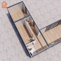 Maisons préfabriquées portables, étanches, à isolation thermique, personnalisées, pour le camping, l'école, le salon, design moderne