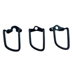 Protector de desviador trasero para bicicleta, protector de metal negro, pieza duradera para bicicleta de montaña - Product Image 5