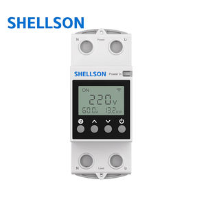 220V 230V LCD 디스플레이 Tuya 와이파이 과전압 및 저전압 전류 보호 스마트 보호 스위치 - Product Image 1