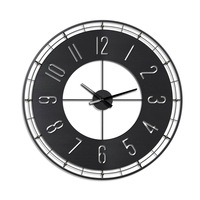 Horloge murale moderne créative de 60 cm, design simple, décoration de la maison, décoration de luxe, vente en gros, livraison rapide DDP