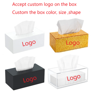 Tùy Chỉnh Rõ Ràng Tissue Box Với Logo Bán Buôn Acrylic Tissue Box Chủ - Product Image 4