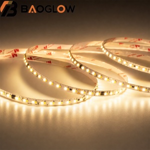 Bande LED 2 fils CCT double température de couleur 192 LED/m 2835, 220V AC, 12W/m, avec circuit imprimé électroplaqué 8mm, découpe 12,5cm, à brancher, pour intérieur, faible MOQ - Product Image 3