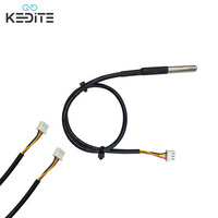 Sensor de Temperatura de Cadena de Frío de Alta Precisión DS18B20, Sensor de Temperatura Digital de Acero Inoxidable, Sonda Impermeable IP68