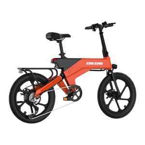 Bicicleta Eléctrica Plegable de 350W con Batería Extraíble, Suspensión Trasera de Seguridad, Asistencia de Pedaleo Delantera, para Adultos KS-M3, Venta al Por Mayor de Fábrica - Product Image 2